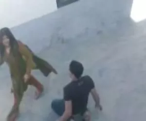نوجوان واقعیت عمومی هاردکور بلوند آماتور