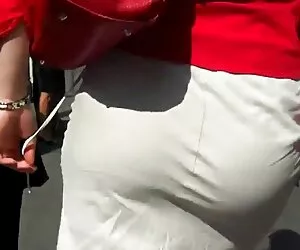 Candid Sexy Ass Sexy HD فیلم ویدئویی دامن دار