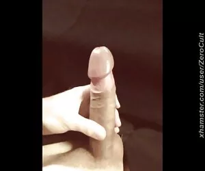 دیک داغ با ارگاسم ناله و Cumshot بزرگ